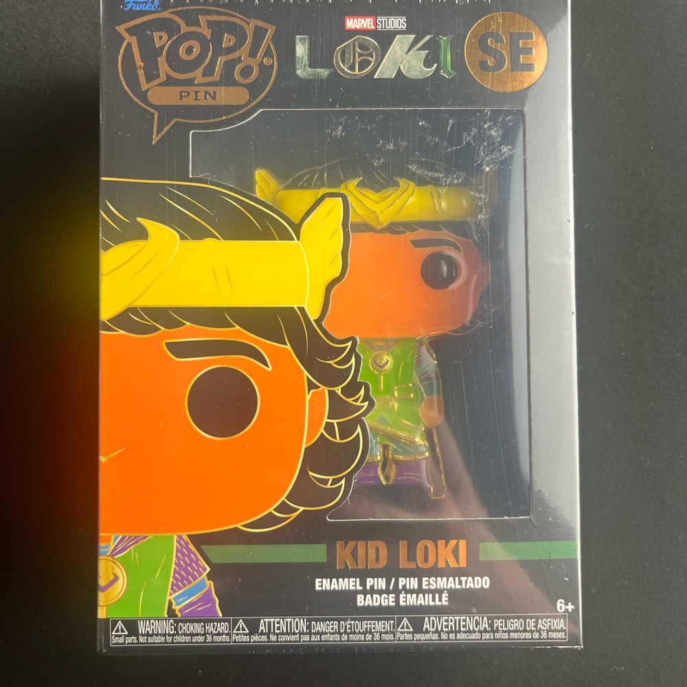 Funko POP! Pin Kid Loki Marvel SE Target Exclusive New Sealed